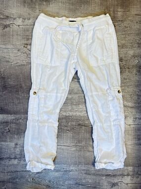 GAP Off-White Casual Drawstring Pants